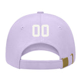 Custom Lavender Gray Pale Ice Blue Hat 12B21818