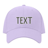 Custom Lavender Gray Orange Hat