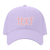 Custom Lavender Gray Light Emerald Green Hat