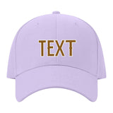 Custom Lavender Gray Dark Green Hat