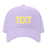 Custom Lavender Gray Light Coral Red Hat