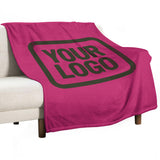 Custom Pink Dark Olive Blanket