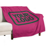 Custom Pink Moss Green Blanket