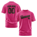 Custom Pink Brown T-Shirt