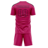 Custom Pink Pink Soccer Set