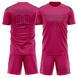 Custom Pink Pink Soccer Set