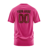 Custom Pink Crimson Red T-Shirt