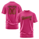 Custom Pink Coral Red T-Shirt
