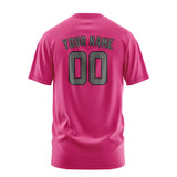 Custom Pink Dark Grey T-Shirt