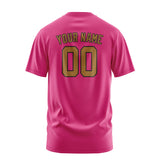 Custom Pink Khaki T-Shirt