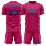 Custom Pink Light Purple Soccer Set