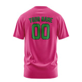 Custom Pink Emerald Green T-Shirt