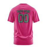 Custom Pink Blue Green T-Shirt