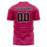 Custom Pink Olive Soccer Jersey