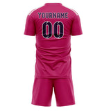 Custom Pink Purple Soccer Set