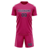 Custom Pink Purple Soccer Set