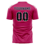 Custom Pink Navy Soccer Jersey