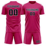 Custom Pink Navy Soccer Set