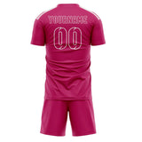 Custom Pink Pink Soccer Set