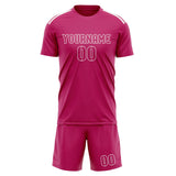 Custom Pink Pink Soccer Set