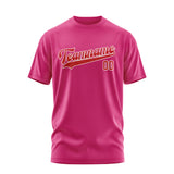 Custom Pink Red T-Shirt