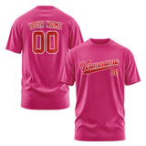 Custom Pink Red T-Shirt