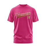 Custom Pink Coral Red T-Shirt