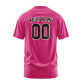 Custom Pink Black T-Shirt