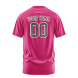 Custom Pink Dark Grey T-Shirt