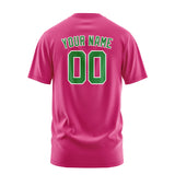 Custom Pink Emerald Green T-Shirt