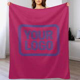 Custom Pink Lavender Blanket