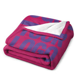 Custom Pink Lavender Blanket