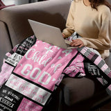 Blanket for Daughter Gifts - I Am a Child of God - From Parents, Birthday, Christmas, Graduation, Inspirational, Motivational
