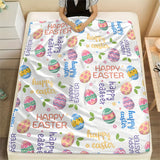 Blanket for Son Gifts, “Happy Easter”, From Parents, Easter Holiday Birthday Christmas, Inspirational Theme