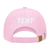 Custom Light Pink Pale Ice Blue Hat 13B118