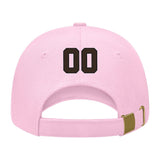 Custom Light Pink Black Hat 13B21701