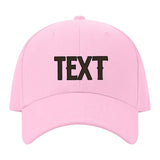 Custom Light Pink Black Hat 13B21701