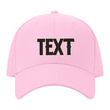 Custom Light Pink White Hat