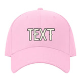 Custom Light Pink Light Purple Hat