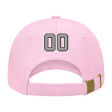 Custom Light Pink Light Green Hat 13B21704