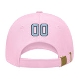 Custom Light Pink Dark Grey Hat 13B21708