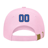 Custom Light Pink Navy Hat 13B21709