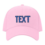 Custom Light Pink Navy Hat