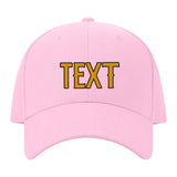 Custom Light Pink Sky Blue Hat