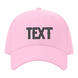 Custom Light Pink Orange Hat