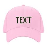 Custom Light Pink White Hat