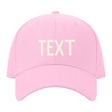 Custom Light Pink Light Purple Hat