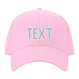 Custom Light Pink Dark Grey Hat