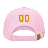 Custom Light Pink Sky Blue Hat 13B21819