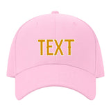 Custom Light Pink Sky Blue Hat